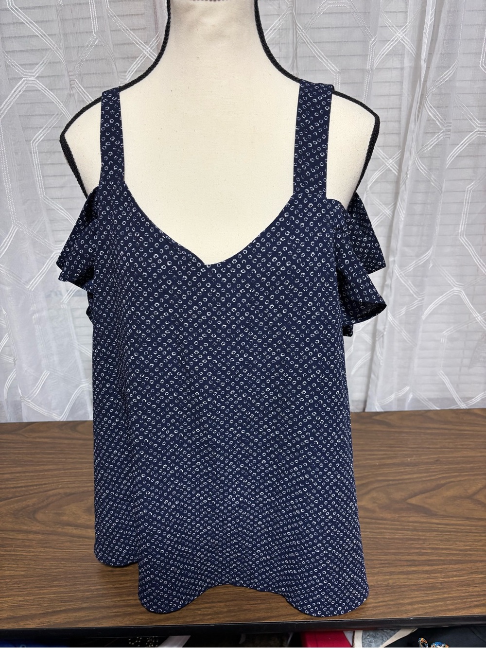 Paper Moon XL Women’s Navy Cold-Shoulder TOP 21 p2p 25L